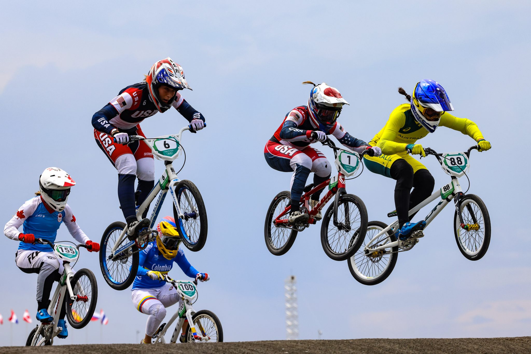 TOKYO OLYMPICS BMX FINALS RESULTS BIG CRASHES BIG WINS Road